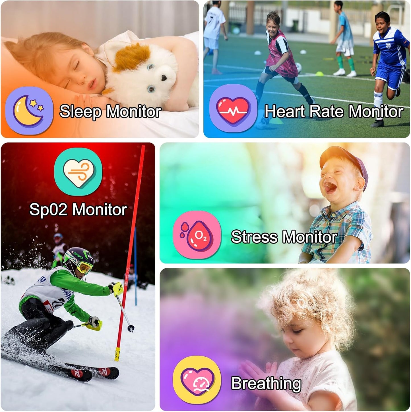Smart Watch for Kids,1.85" Fitness Tracker with Heart Rate,Sleep Monitor,Built-in AI(Translation/Q&A/Watch Face/Image Recognition Smartwatches,NO APP/Phone, Gift for Boys Girls.(Built-in AI, Pink)