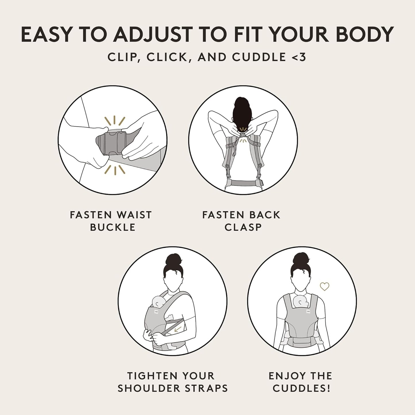Baby Tula Explore Carriers - Breathable Baby Carrier Newborn to Toddler - Adjustable Toddler Carrier - Multiple Ergonomic Positions Front and Back - Ergonomic Fit for 7-45 lb - Cotton, Play