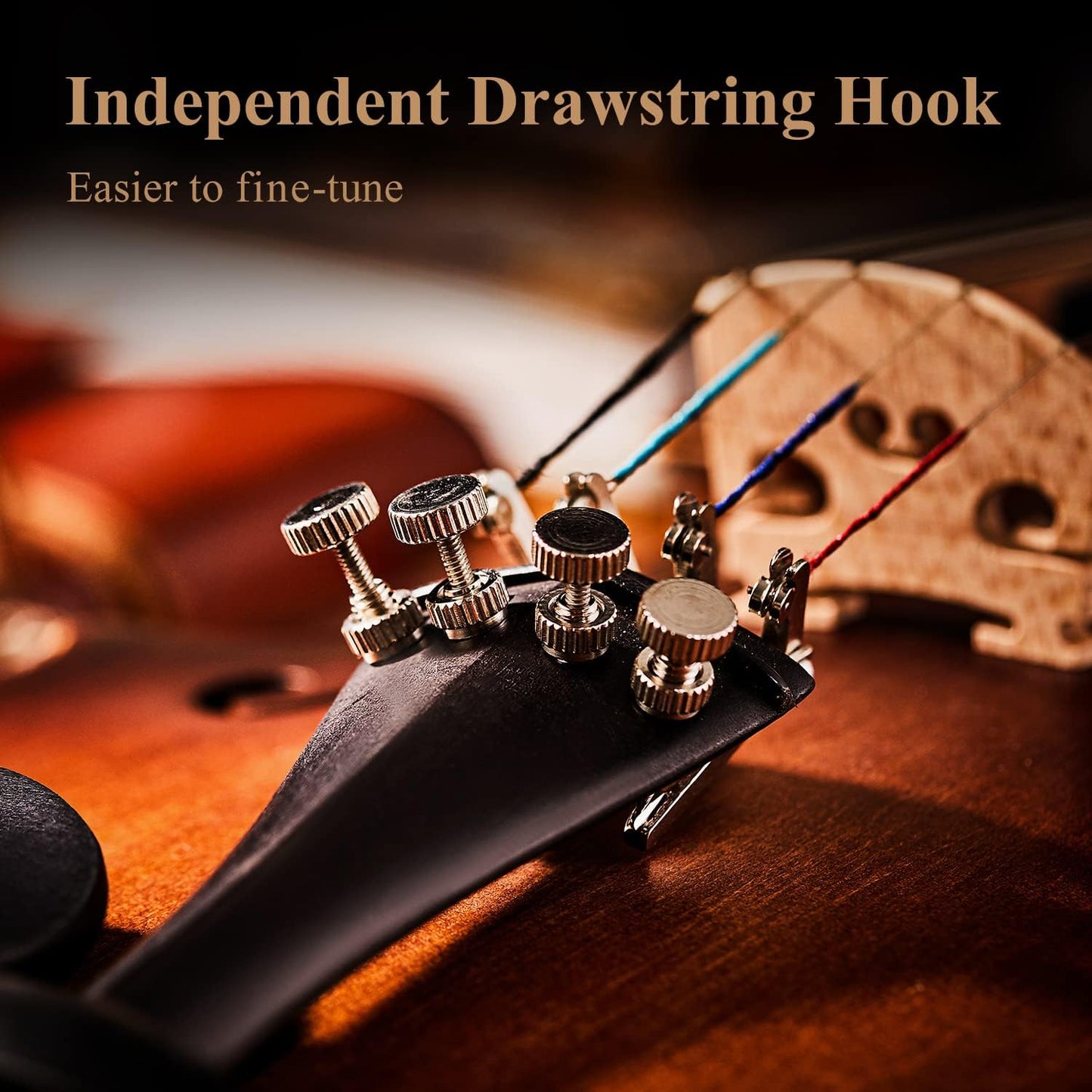 Eastar 1/2 Violin Set Half Size Fiddle EVA-3 Matte for Beginners with Hard Case, Rosin, Shoulder Rest, Bow, and Extra Strings (Imprinted Finger Guide on Fingerboard)