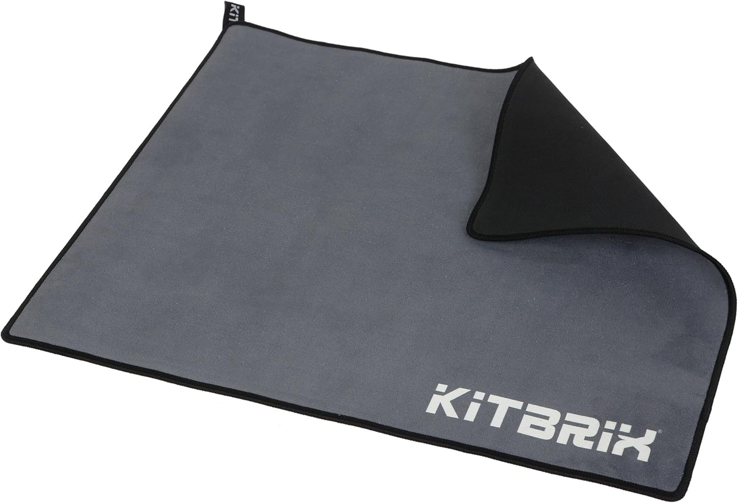 KitBrix Outdoor Sitting Mat & Wetsuit Changing Mat for Swimming, Surfing, Triathlon Transition - Soft Microfiber, Waterproof Base - Camping Essentials, Beach Accessories