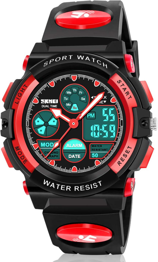 ATIMO LED Multi Function Waterproof Watch for Kids - Kids Gifts