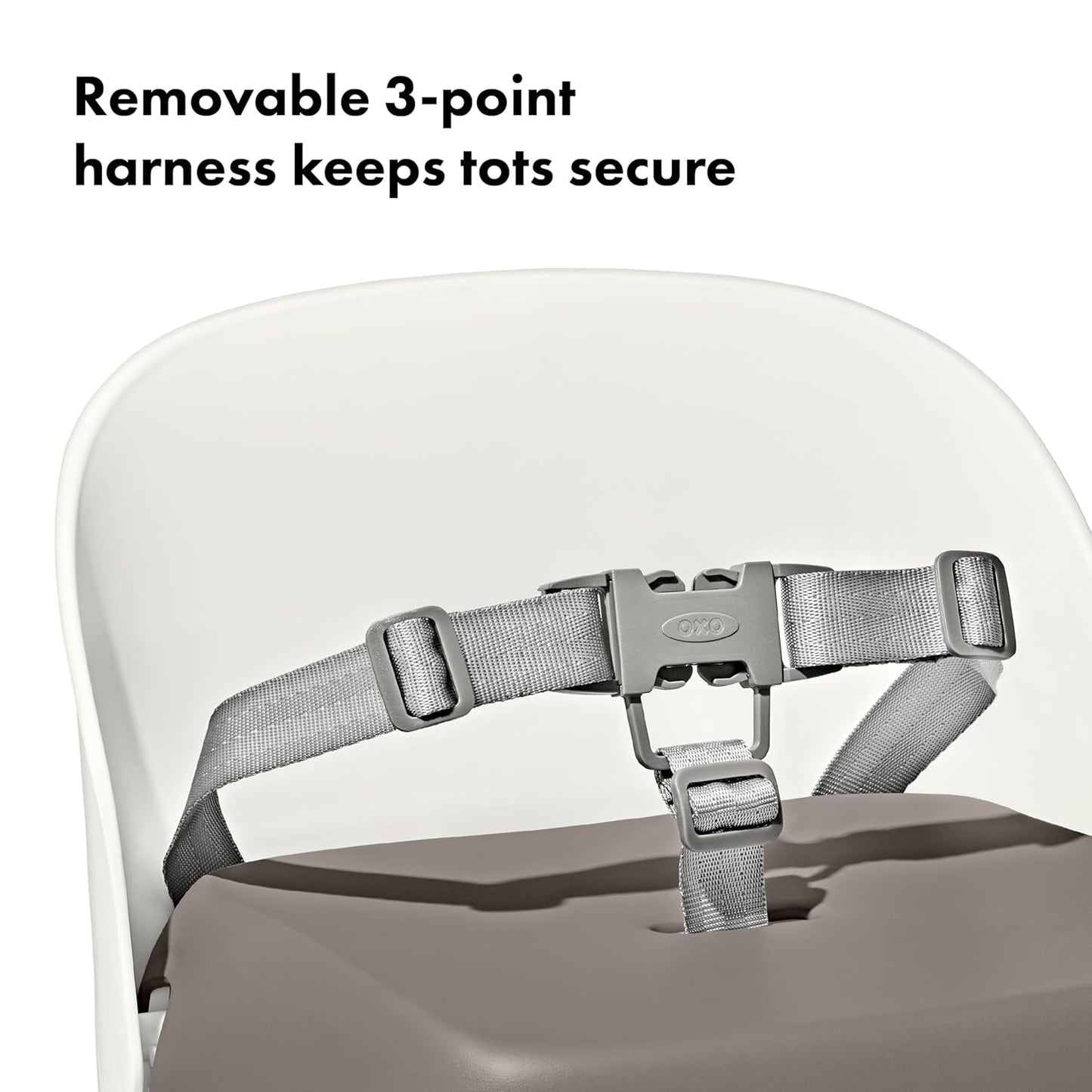OXO Tot Perch Booster Seat with Straps, Taupe