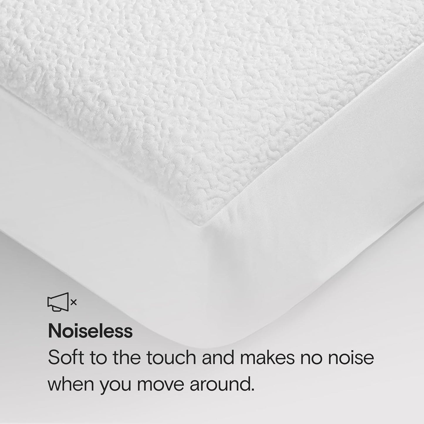 SIJO Mattress Protector, 100% Waterproof, Cooling, Ultra Soft, Noiseless, 16 inch Deep Pocket, Best Overall Mattress Protector Award Winner by Apartment Therapy (King)