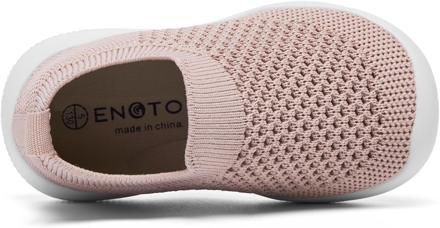 Engtoy Baby Shoes & Socks - Non-Slip Breathable Slippers with Soft Rubber Sole - Baby Boys & Girls Slip On Sneakers