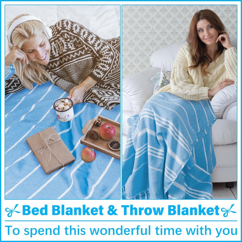 Oversized Turkish Beach Towel Blanket XXL Cotton Sandproof Towels Boho Woven Extra Large Big Sand Free Giant Throw Thick Blankets Huge Quilt XL Picnic Camping Necessities Cloud For Adult Gifts