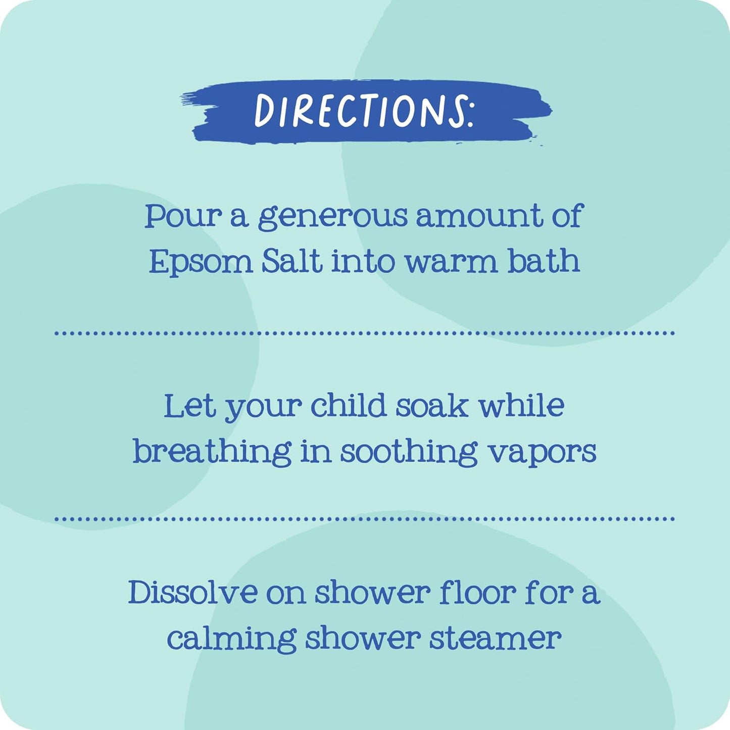 Oilogic Kids Stuffy Nose & Cough Epsom Salt Soak & Shower Soother - Made with Blended Essential Oils
