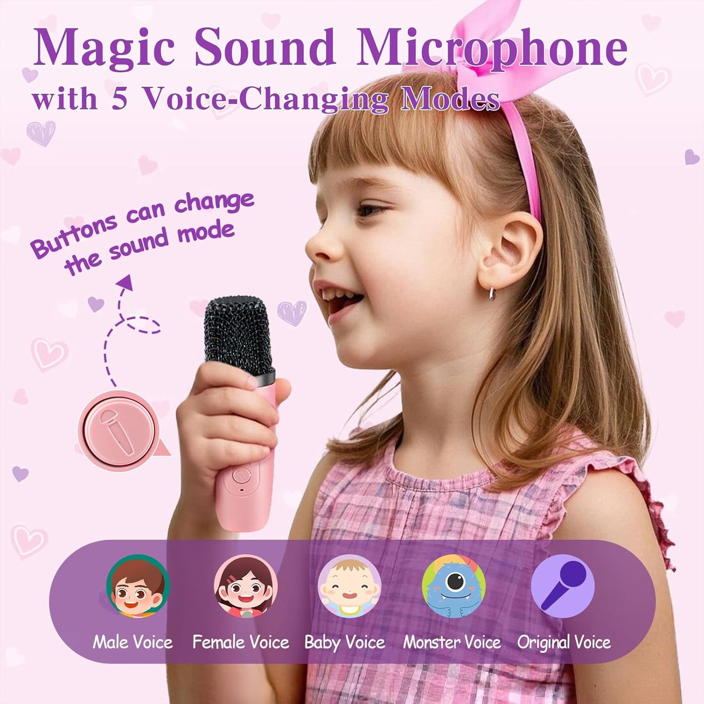 Unicorn Gifts for Girls Age 4 5 6 7 8 9 10, Kids Unicorn Toys with Mini Karaoke Machine/Glowing Blanket/Night Light/Headband/Bracelets, Birthday Graduation Gifts for Daughter Niece
