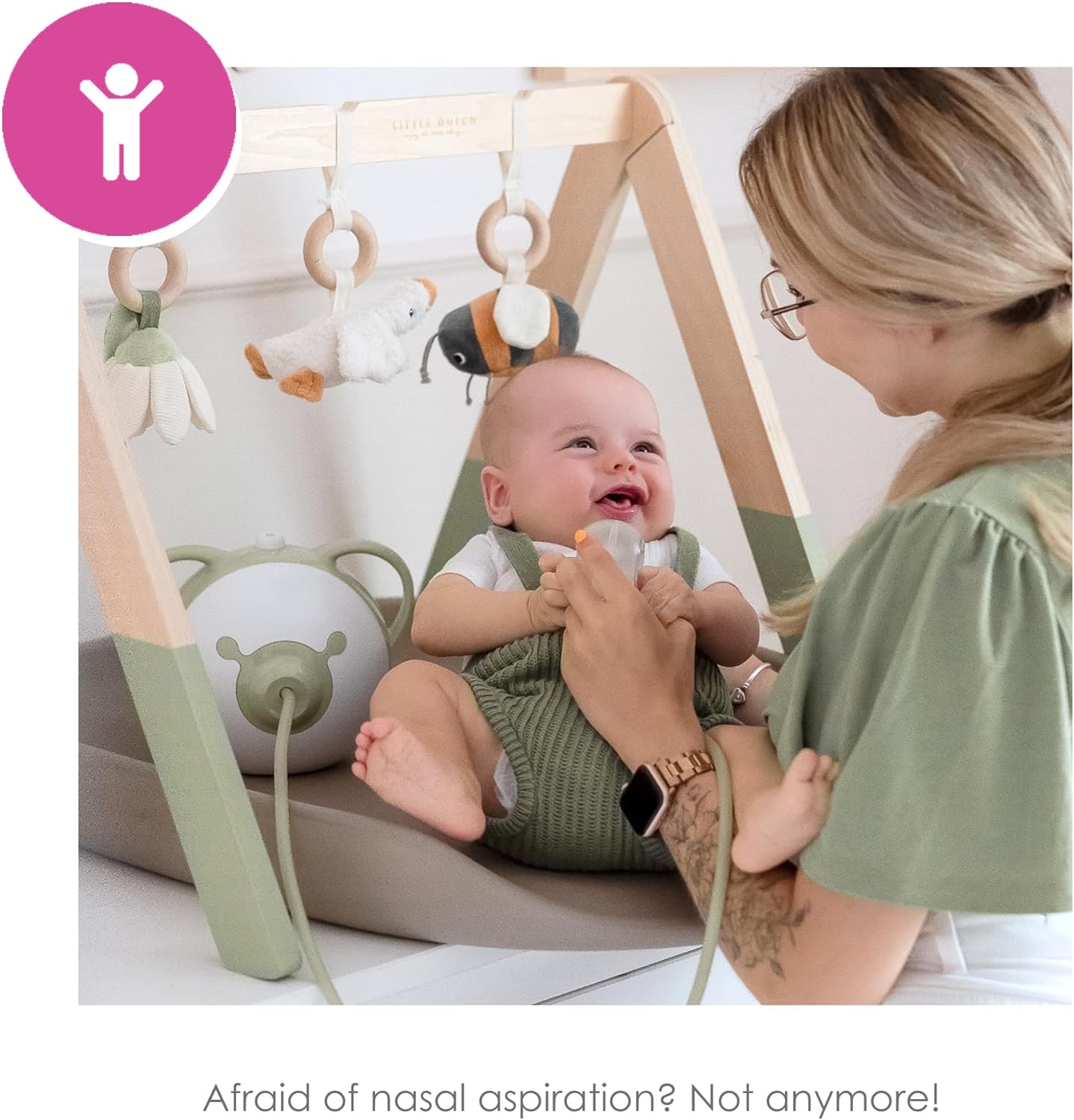 Nosiboo Pro Nasal Aspirator for Babies | Electric Nose Sucker | Made in EU | Adjustable Suction Power | Premium Quality | Award-Winning Design (Gray, 7,8x6,38x6,77 Inch)
