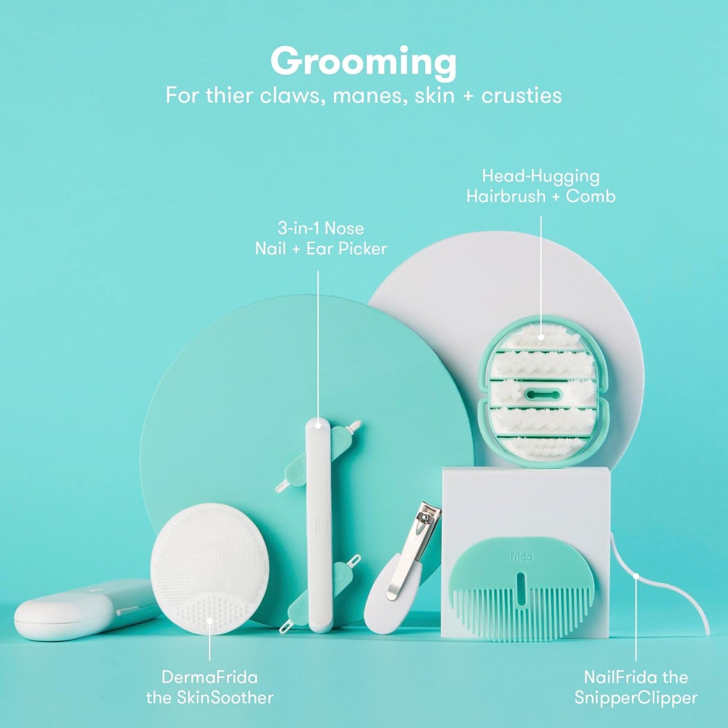 Frida Baby Ultimate Baby Kit, 10 piece New Born Essentials Gift Set Includes Wellness Sick Day, Gas Relief, Grooming Tools & Teething Toys