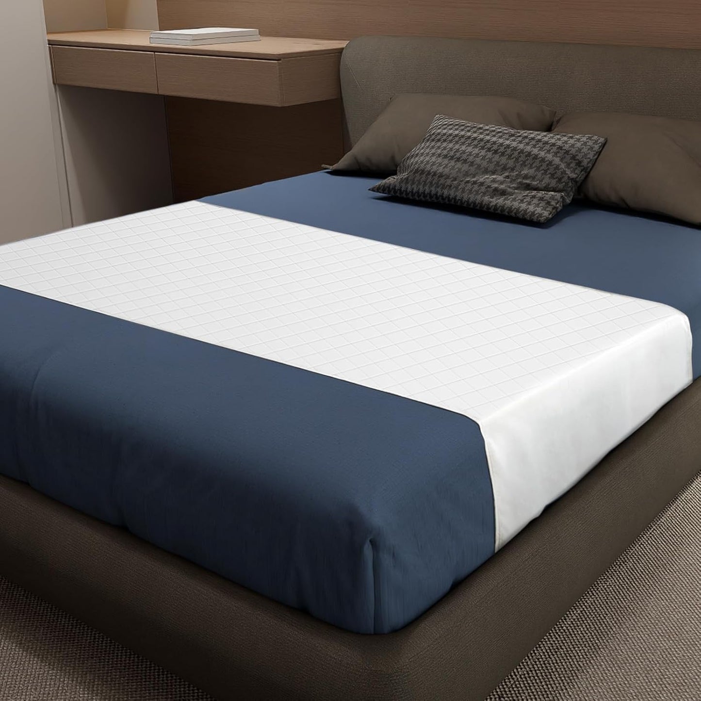 Bed Pads Washable Waterproof, Queen (60" x 36", Pack of 2) Incontinence Bed Pads & Pee Pads, Perfect for Kids, Adults and Elderly