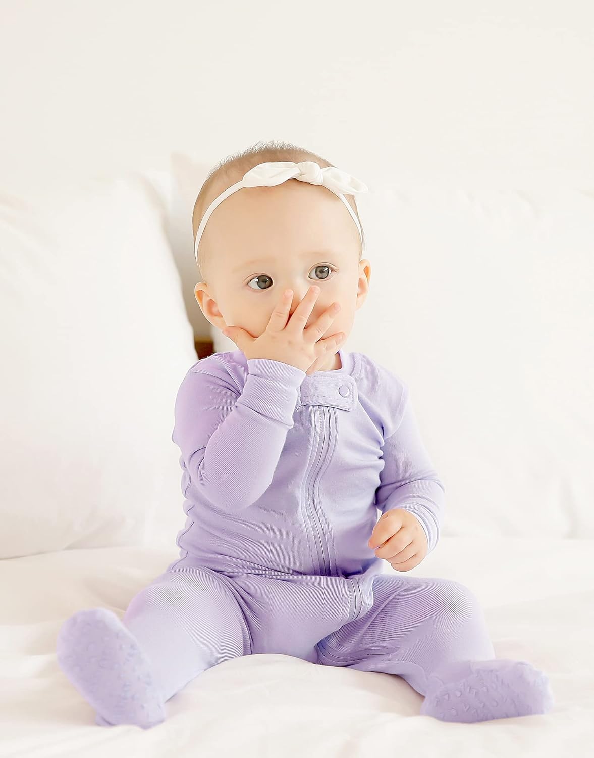 VAENAIT BABY Infant Toddler Boys Girls Footed One-Piece Sleep and Play Premium Modal Pajamas 1-2 Pieces