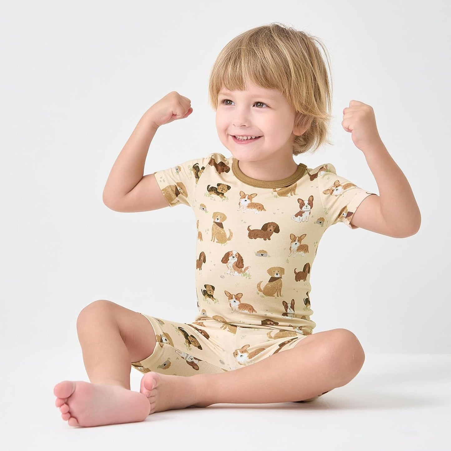 pureborn Baby Viscose From Bamboo Pajamas Set Pjs - Kids Toddler Girl Snug Fit Viscose Sleepwear 2pcs 18M-8Y
