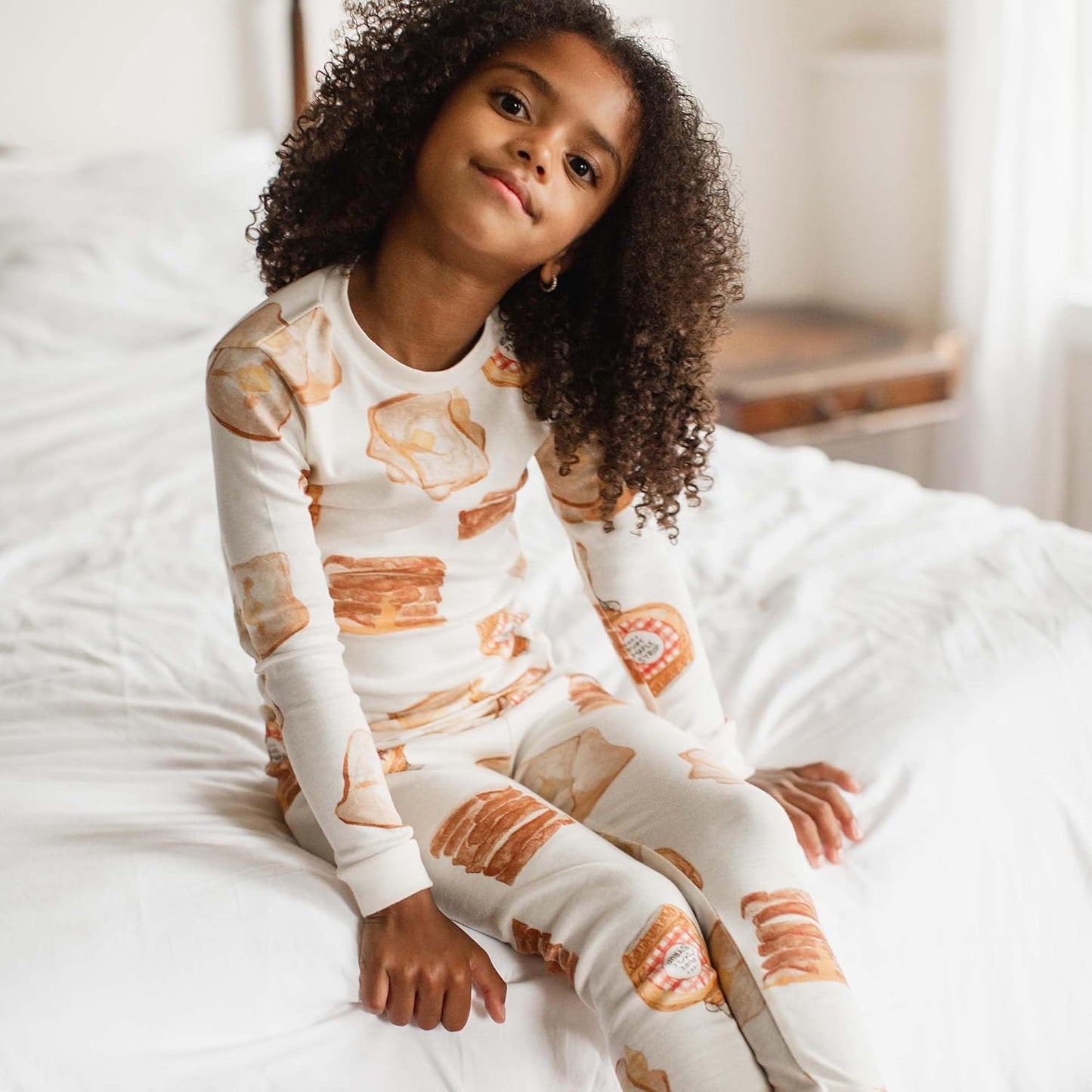 Burt's Bees Baby Boys' 2-Piece Long Sleeve Tee and Pants Organic Cotton Pajama Set