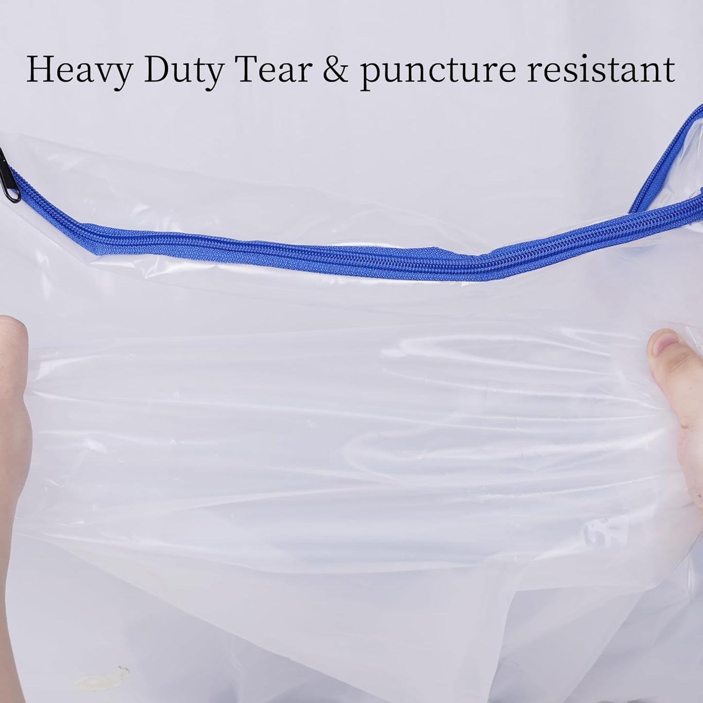 Crib Mattress Storage Bag with Zipper -5 Mil Plastic Waterproof Crib Mattress Bag for Moving and Storage