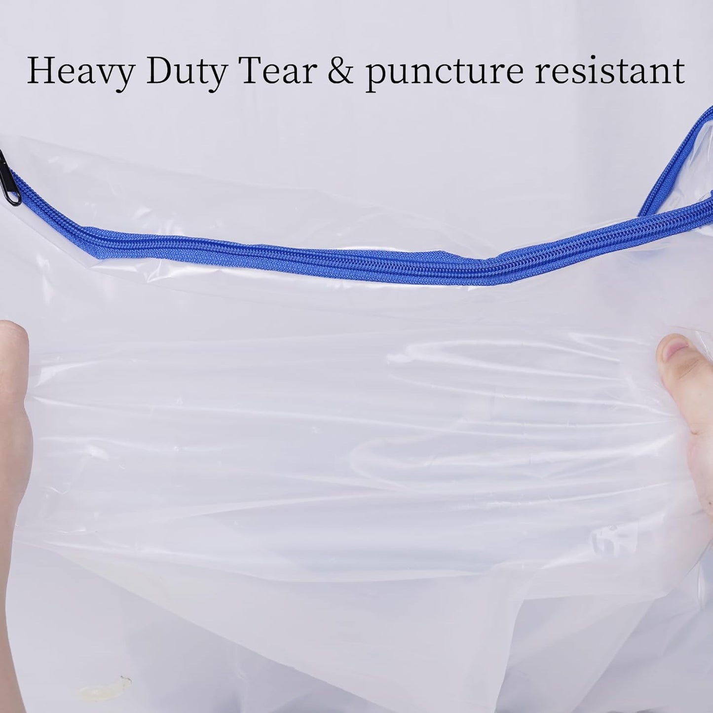Full Mattress Bag for Moving and Storage Cover -5 Mil Zipper Plastic Waterproof Mattress Storage Bag,77x56x14 inches,1 Pack