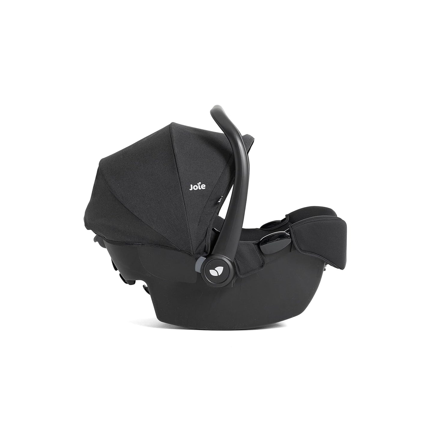 Joie Rue Lightweight Infant Car Seat & Anti-Rebound Base –Side-Impact Protection, 5-Point Harness, and UPF 50+ Canopy for Newborns and Infants (Shale)