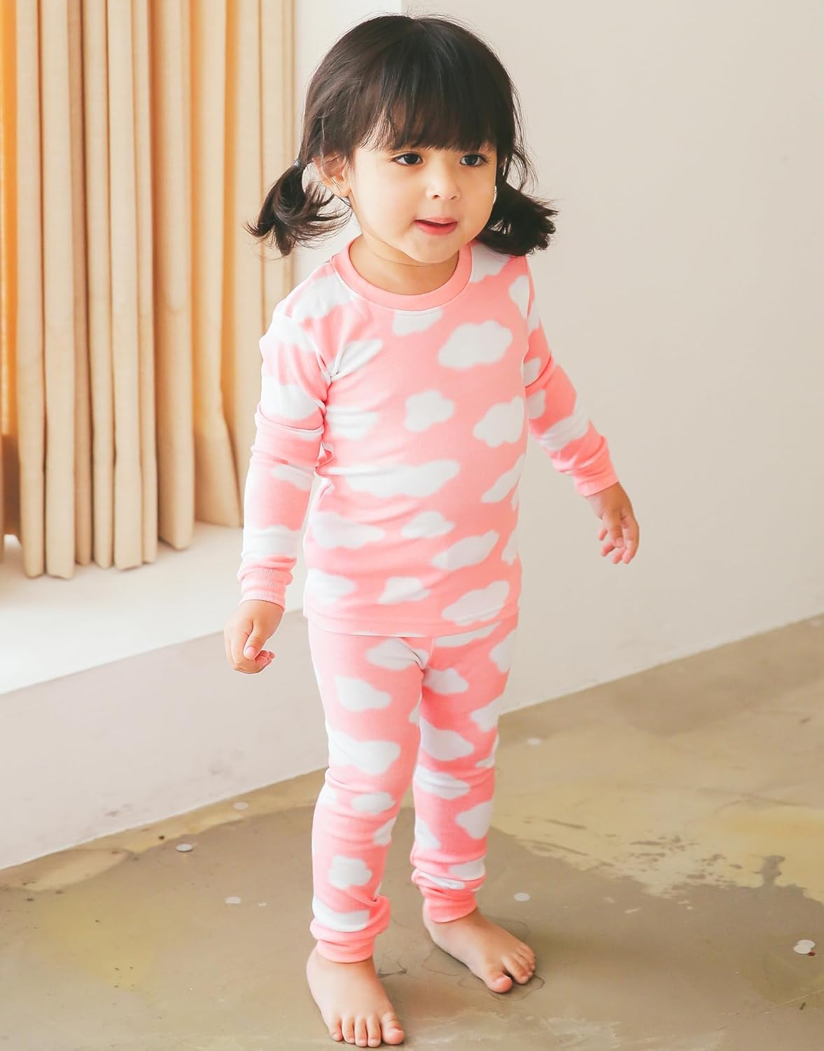 VAENAIT BABY 6M-12Y Kids Unisex Girls & Boys Soft Comfy Modal Tencel Sleepwear Pajamas 2pcs or 4pcs Set