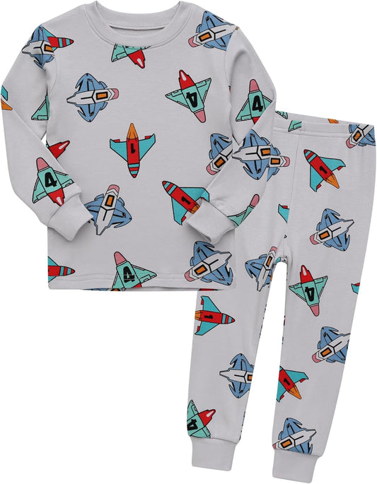VAENAIT BABY 6M-12Y Kids Unisex Girls & Boys Soft Comfy Modal Tencel Sleepwear Pajamas 2pcs or 4pcs Set