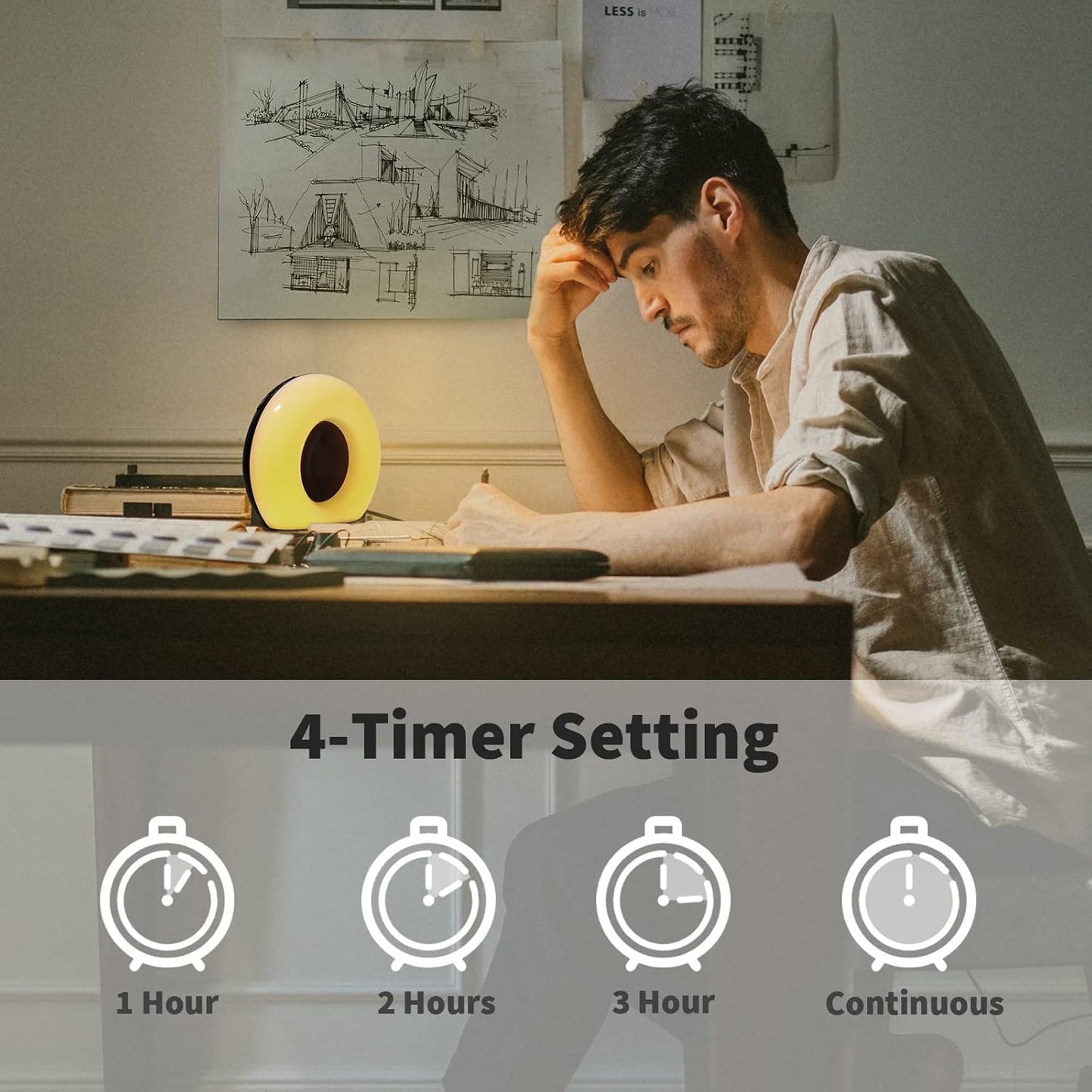 Sound Machine White Noise Machine with 30 Soothing Sounds 36 Levels Volume 5 Timers and Memory Function Effectively Blocks Noise Ideal Sleep Machine for Baby Kids Adults Colors Night Light