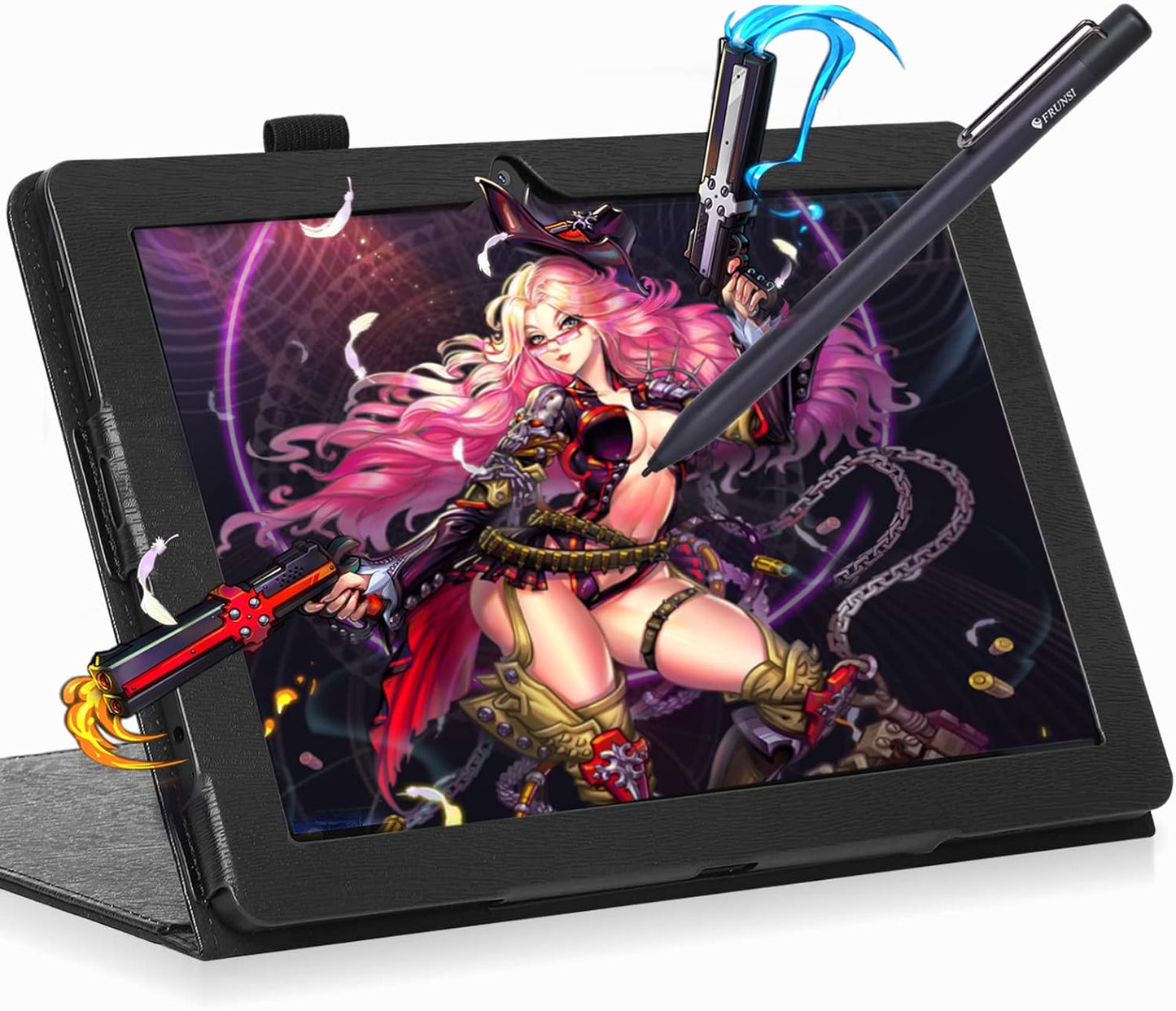 T11 Pro Standalone Drawing Tablet with Screen,10.1 inch FHD Display,No Computer Needed,Octa-Core CPU,Pre-Installed Drawing Apps & Tutorials,More Bonus Items for Beginners, Artists, Students