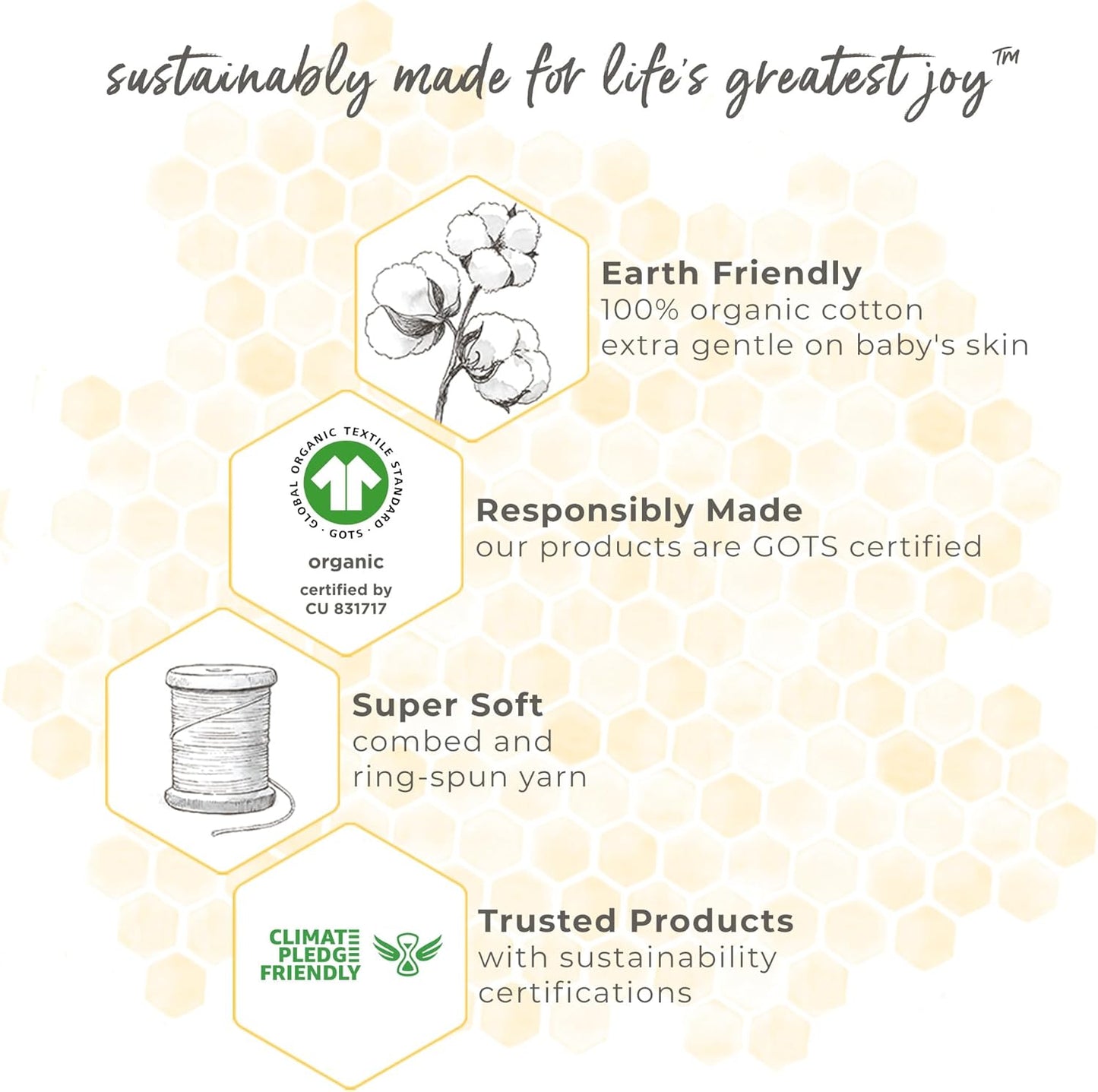 Burt's Bees Baby Baby Boys Tees, Short Long Sleeve T-Shirt V-Neck Crew Infant and Toddler Top, 100% Organic Cotton
