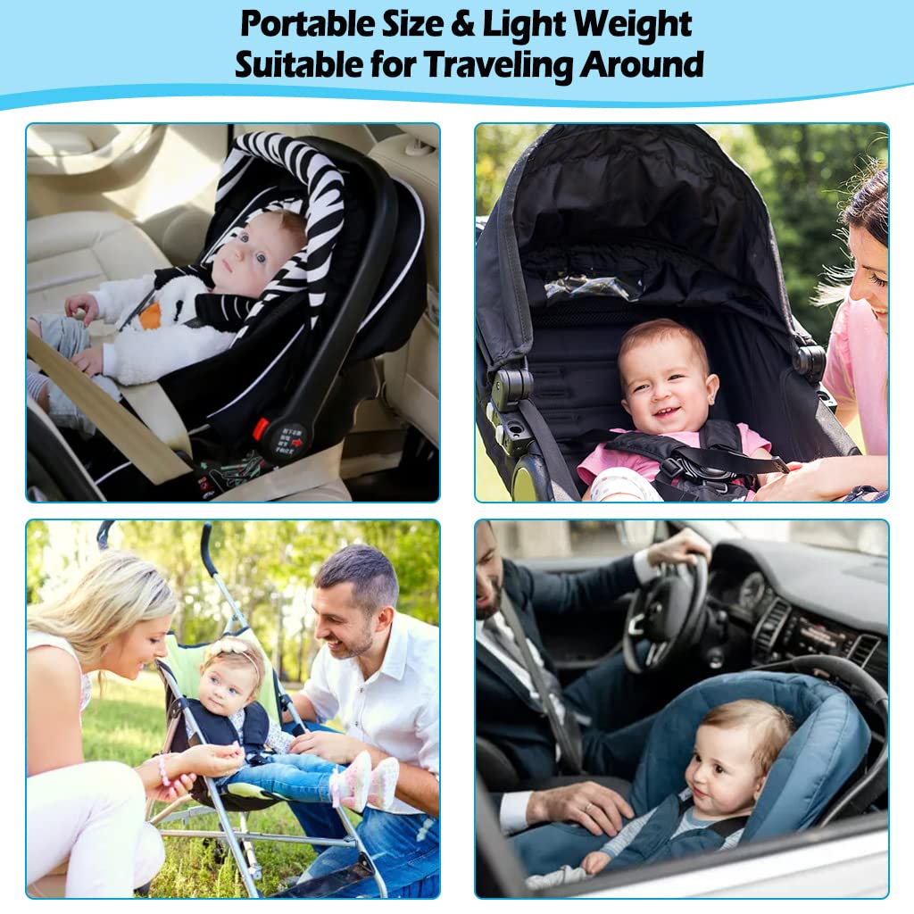 KAKIBLIN Baby Neck Pillow, Baby Travel Pillow, Baby Support Pillow,Upgraded Baby Neck Pillows for Car Seat Toddler Head and Neck Support Pillow for Car Seat, Pushchair(Unicorn)