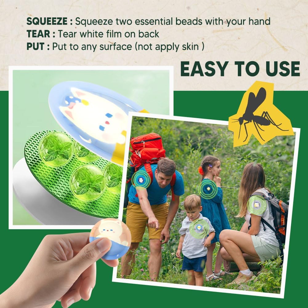 Mosquito Repellent, Mosquito Repellant Indoor, Mosquito Repellent Outdoor Patio, Mosquitoes Deterrent for Yard/Travel/Camping/Hiking, Keep Mosquito Away-24Pcs