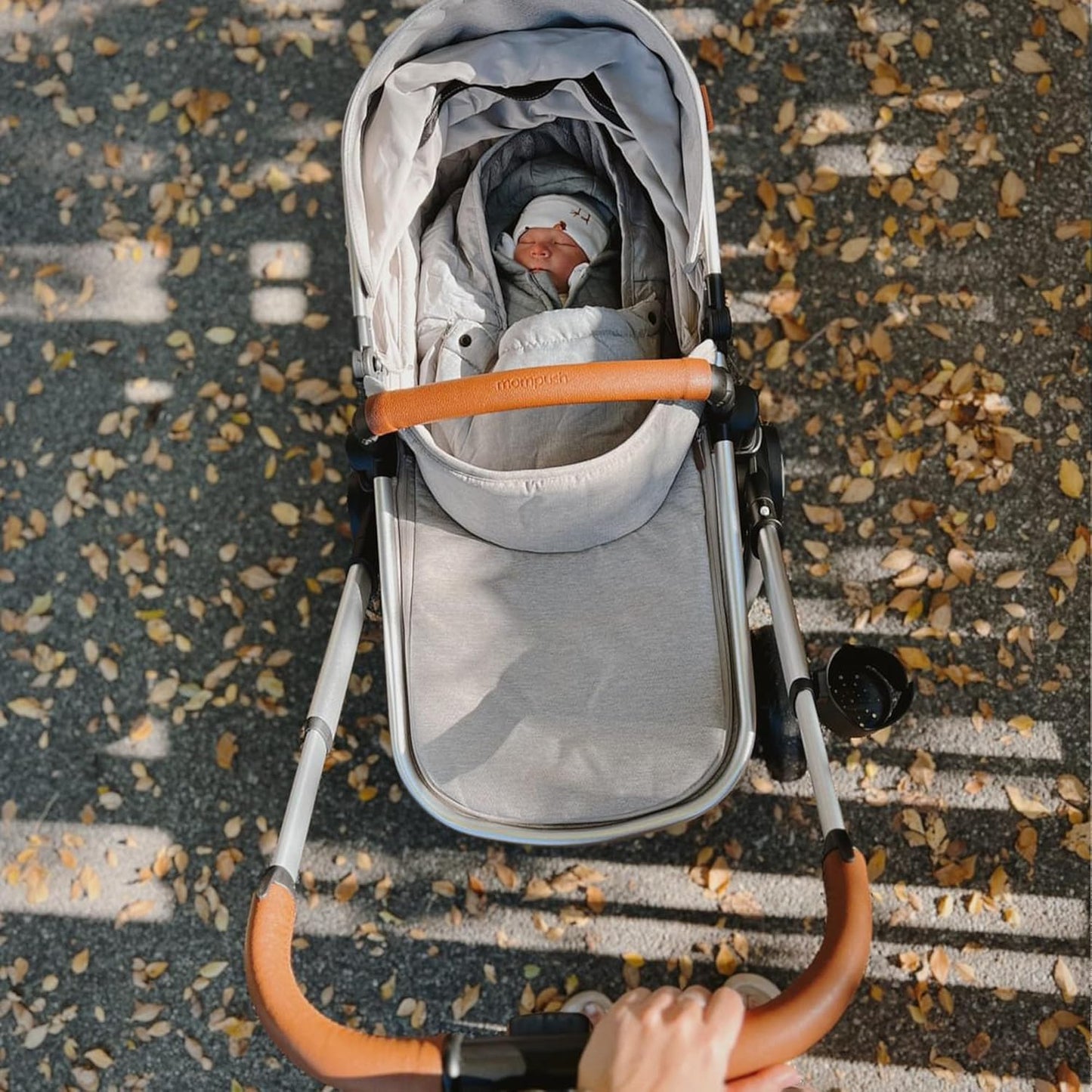 Mompush Ultimate 2 Baby Stroller for Infant and Toddler with Newborn Mode and Reversible Seat, All-Terrain Stroller with All-Wheel Suspension, Includes Car Seat Adapter and Large Storage Basket