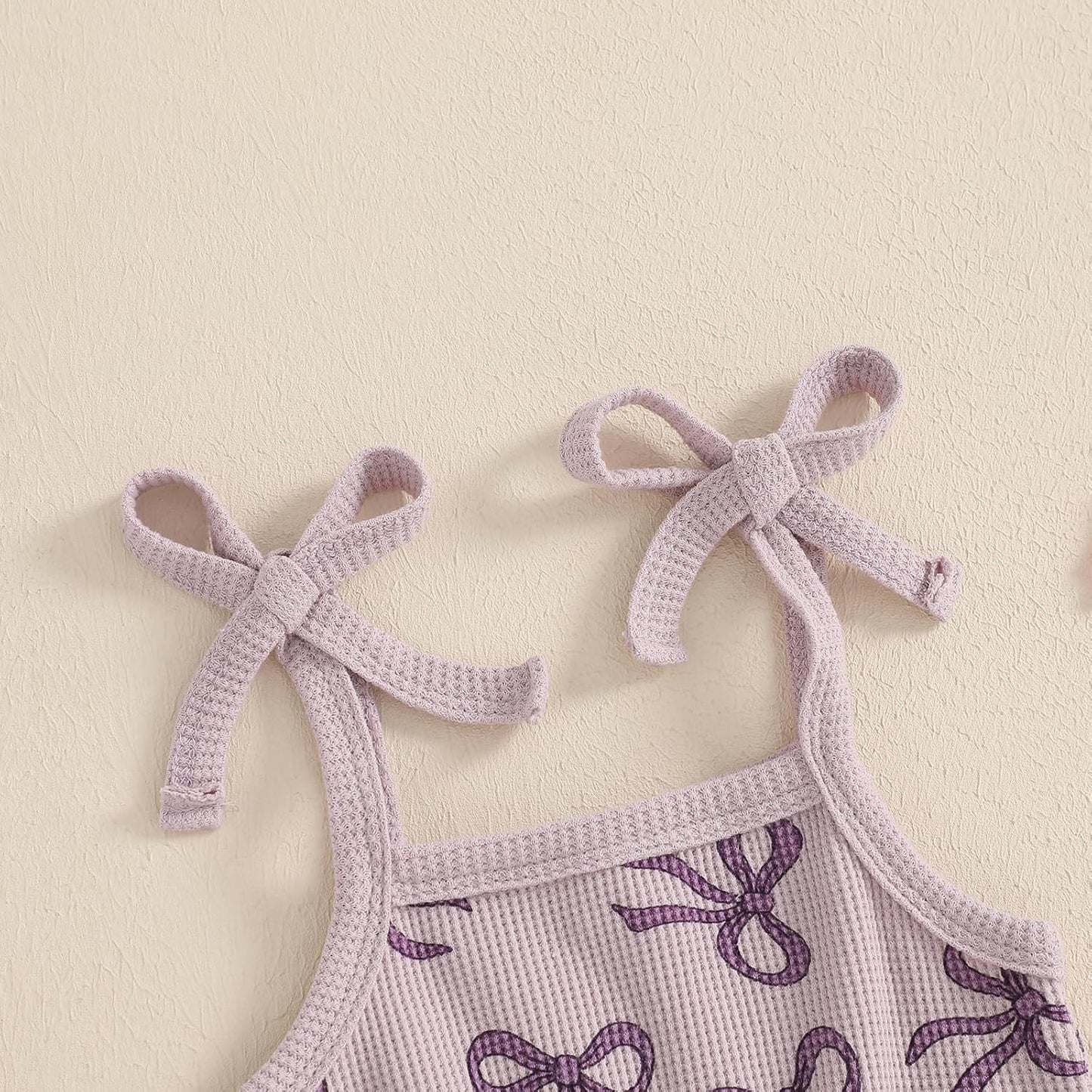 WZTYYDS Toddler Baby Girl Summer Clothes Floral Romper Tie-Up Strap Halter Jumpsuit Infant Summer Sling Playsuit 6M-3T