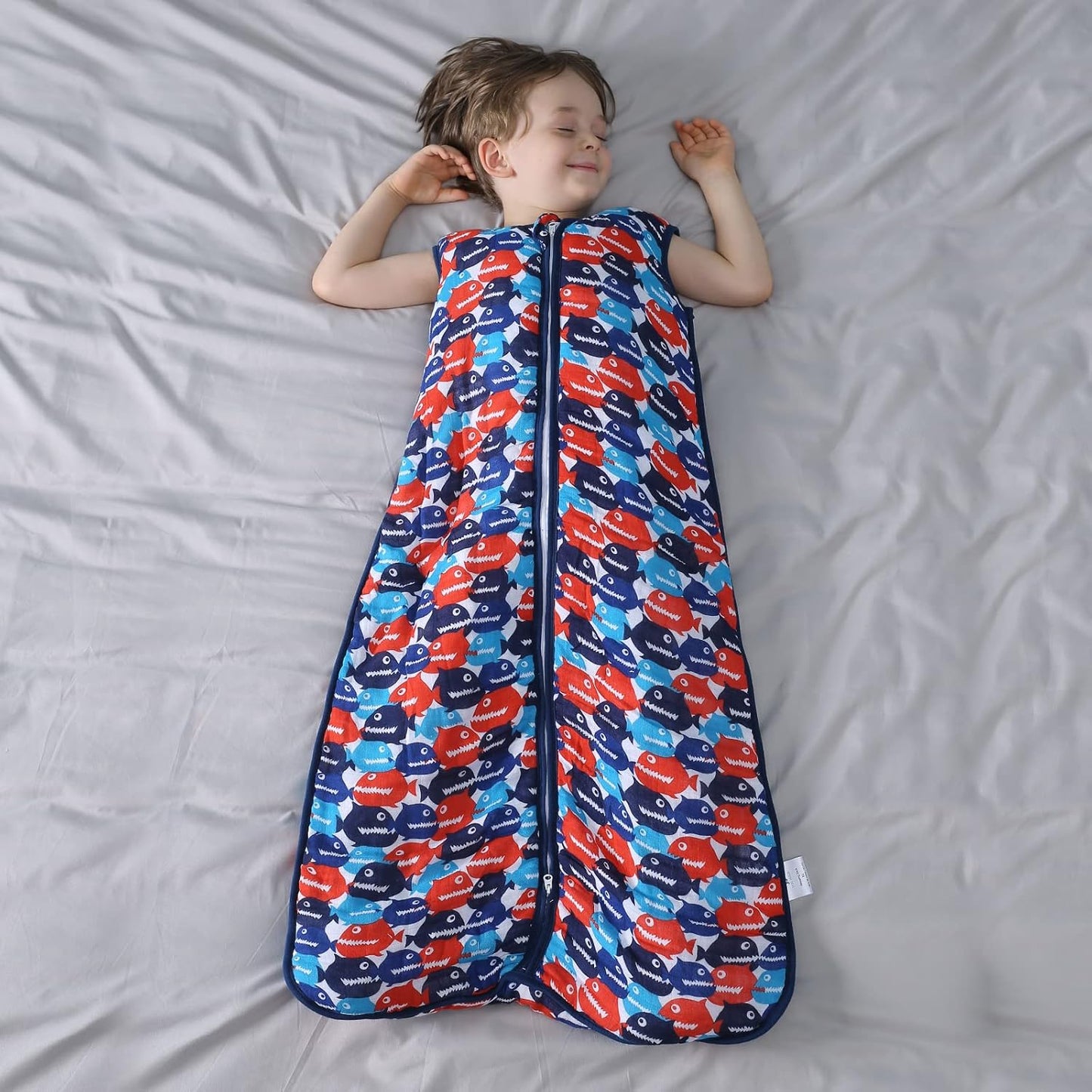 Toddler Sleep Sack, 70% Rayon from Bamboo and 30% Cotton Baby Wearable Blanket Winter 2.5 TOG Sleeping Sack Soft Warm (2-4T)