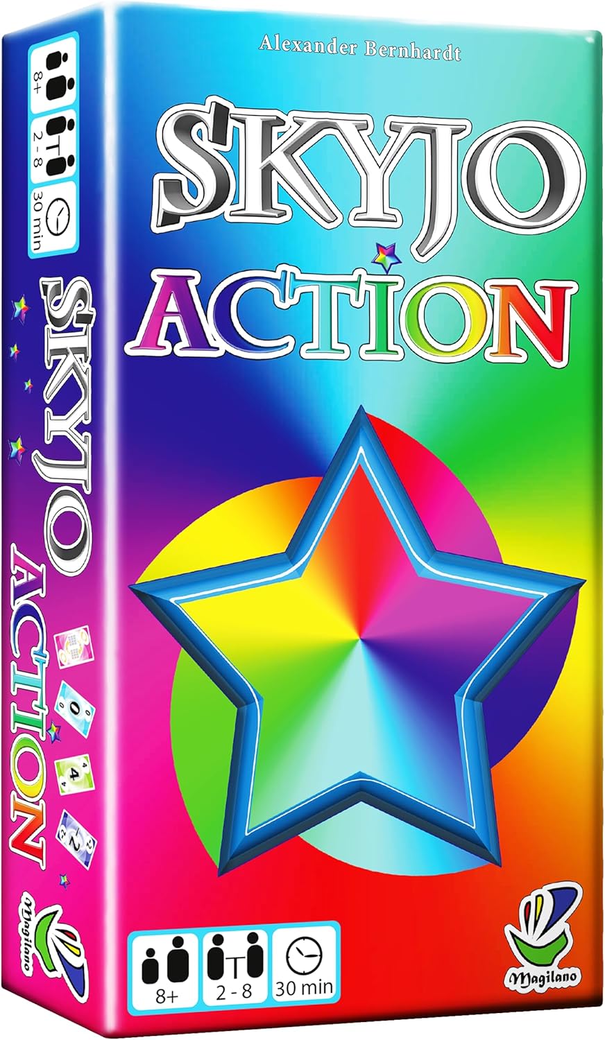 magilano SKYJO Action The New exciting Card Game for Kids and Adults.