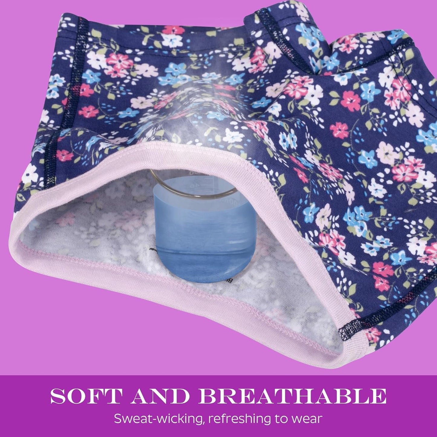 BIG ELEPHANT 10 Pack Toddler Girls' Underwear Boxer Briefs，100% Cotton Super Soft Breathable Panties (3T-10Y)