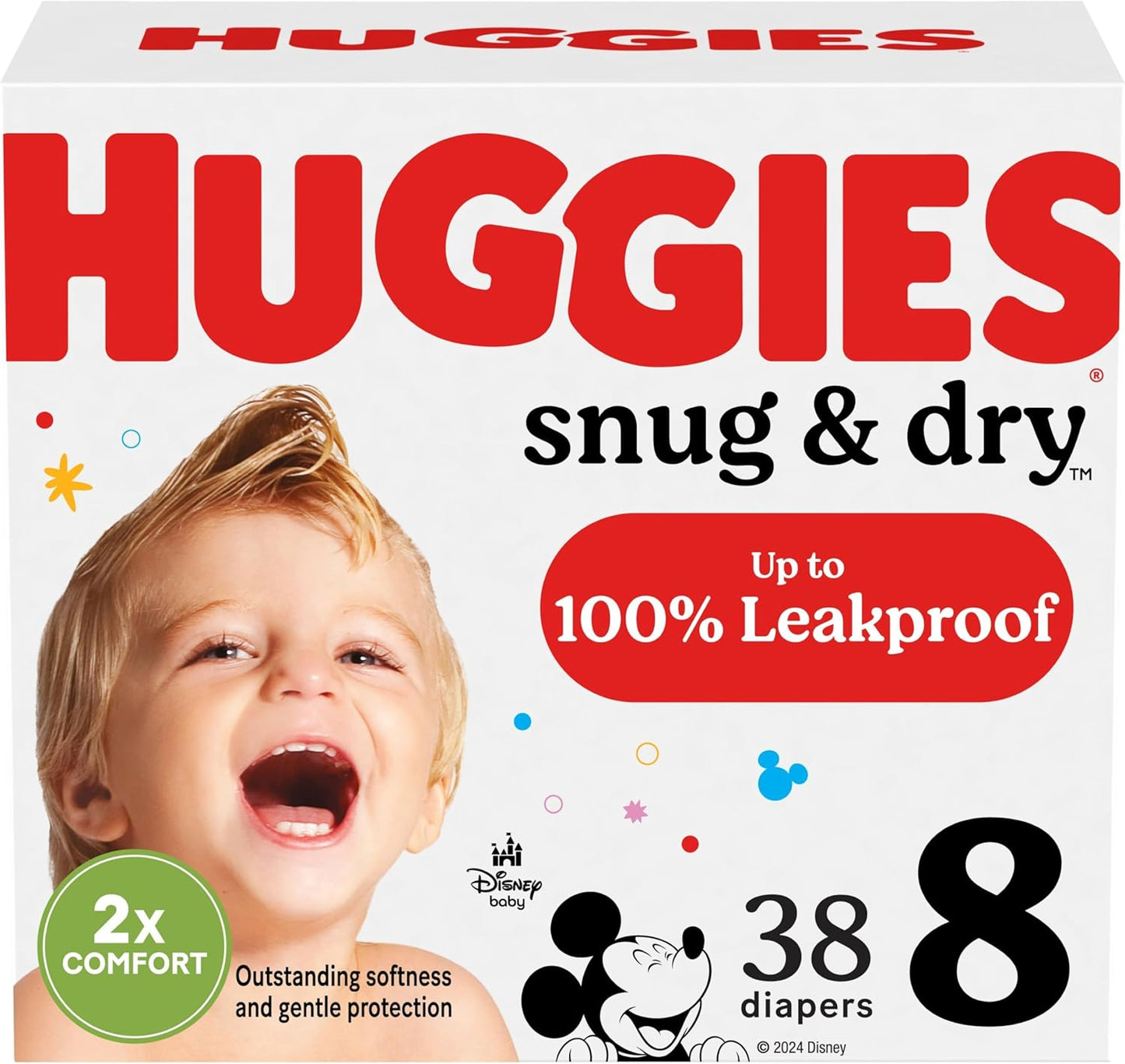 HUGGIES SNUG&Dry GIGA JRPK Diaper SZ8 38