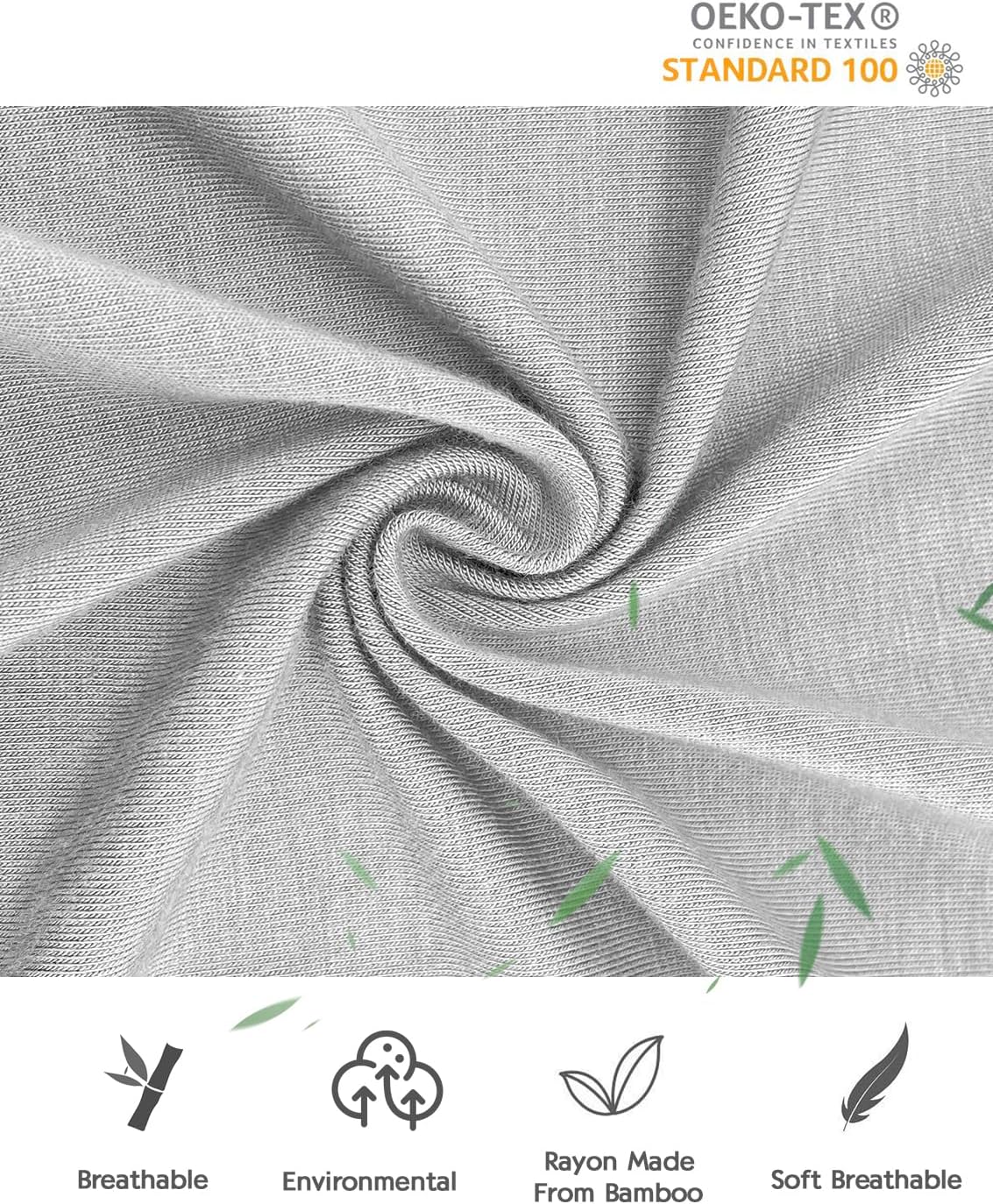 Jimonda Bamboo Baby Pajamas,Unisex Boys Girls One-Piece Footies,Long Sleeve Sleepers 2-Way Zip closure Romper