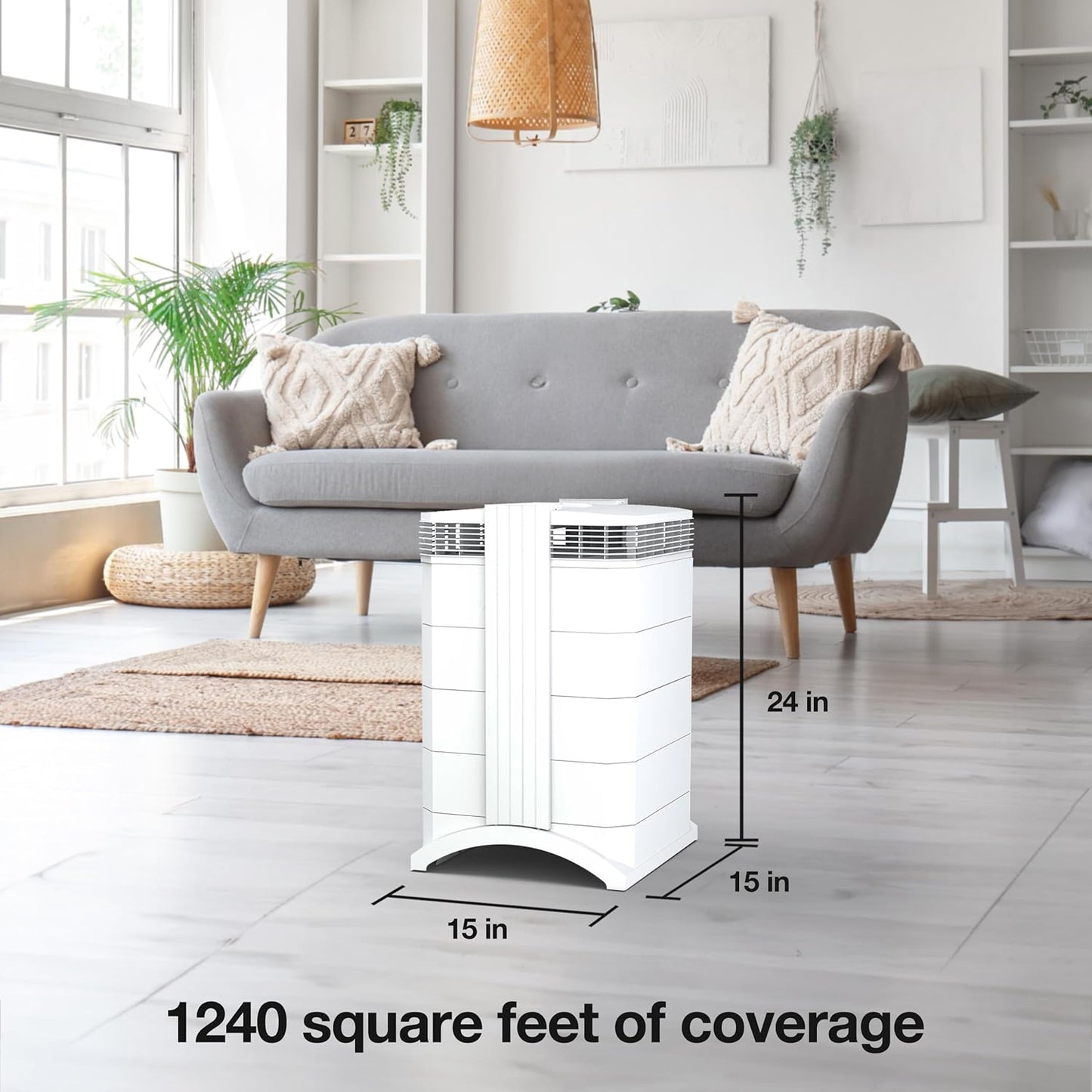IQAir HealthPro Compact XE Air Purifier - 3-Pack - Compact HyperHEPA Fration for Spaces up to 3720 sq ft - Allergens, Smoke, Dust, Mold, Pet Dander, Swiss Made, WiFi Enabled