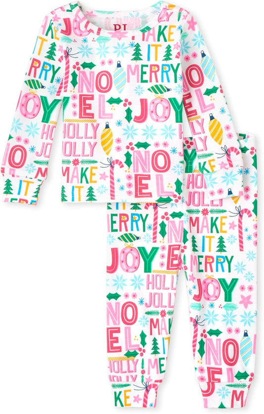 The Children’s Place Family Matching, Christmas and Holiday Pajama Sets, Cotton