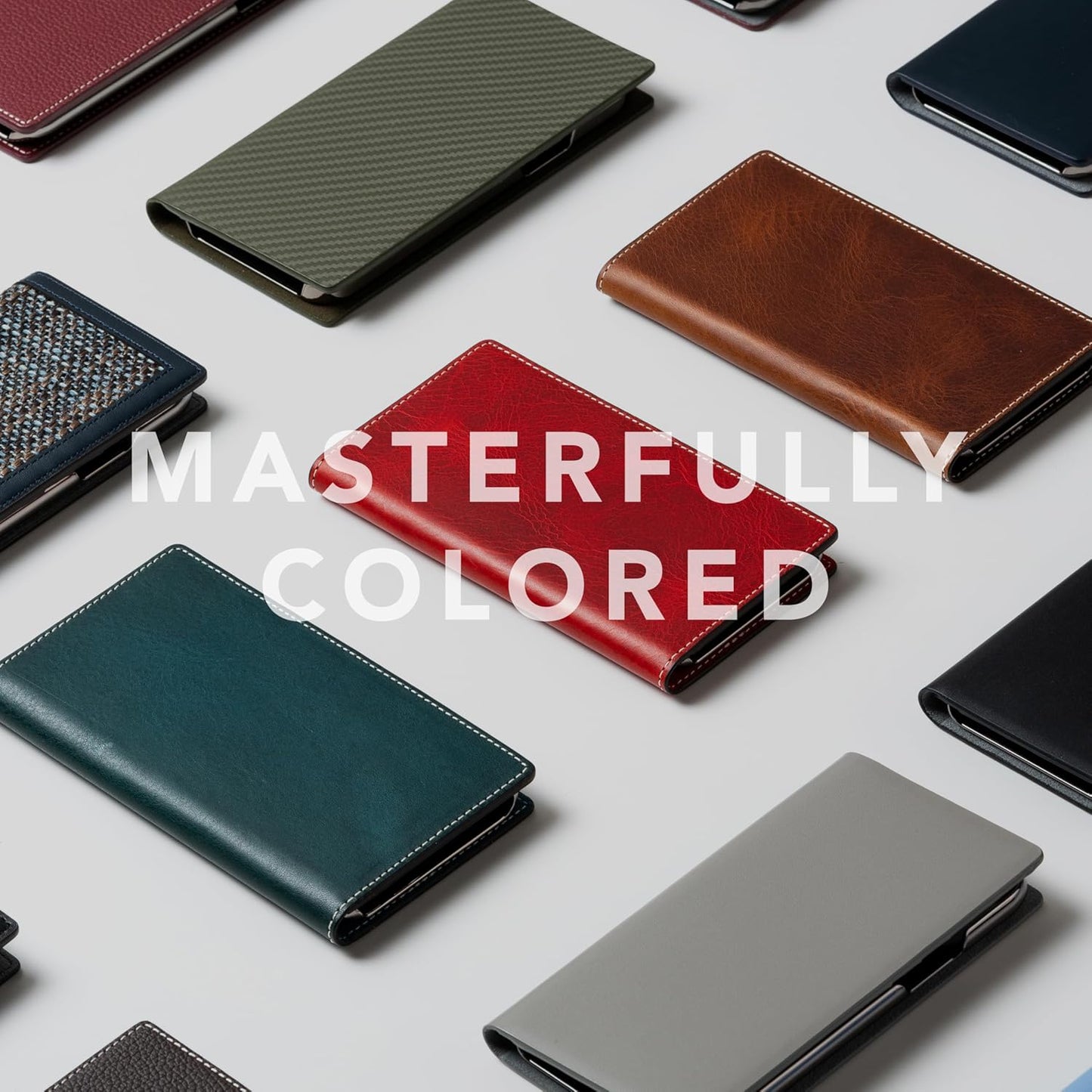 D7 Italian Wax Leather Wallet Case for iPhone 15 Plus - [2-in-1] Handcrafted Detachable Diary Style with Magnetic MagSafe Back Cover, Gift Box Included (Blue)