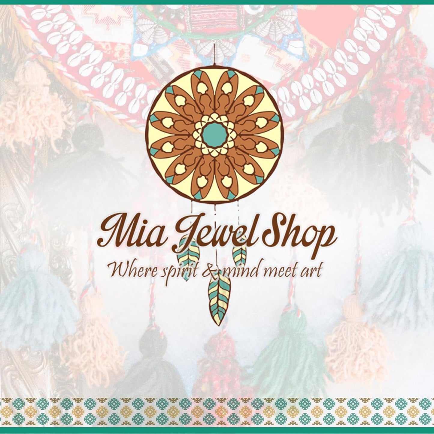 Mia Jewel Shop - Handmade Colored Bamboo Wooden Flute | Tribal Nature Pattern | Native Recorder for Beginners, Meditation & Music Lovers (Yellow)