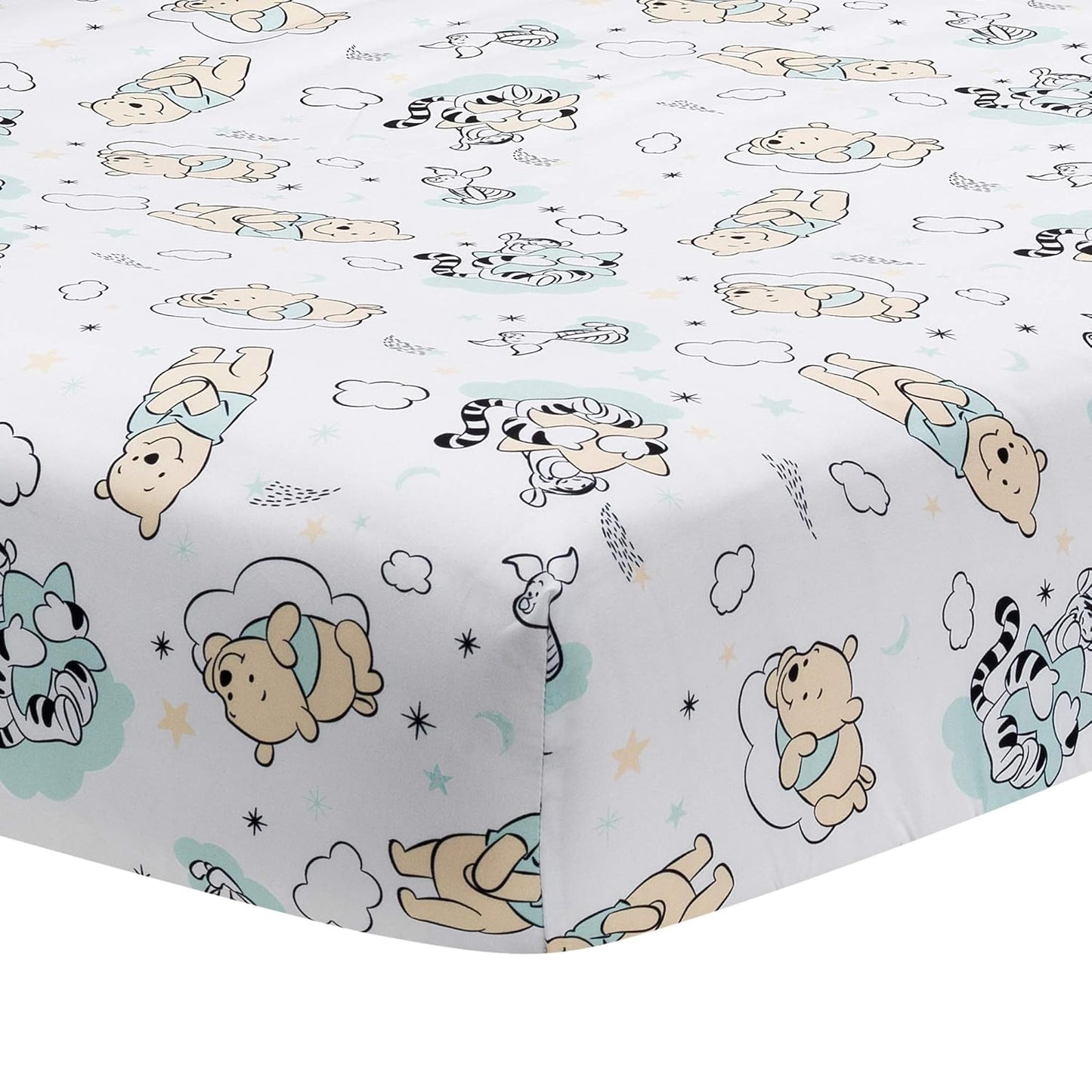 Lambs & Ivy Disney Baby Winnie The Pooh Hugs 3-Piece Nursery Crib Bedding Set
