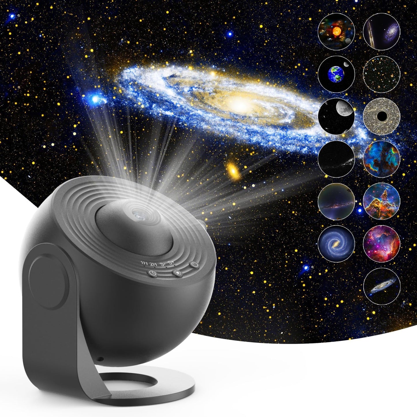 Star Projector,Rusoso Planetarium Galaxy Projector,Popular Science Projector lamp 4K HD 13PCS Film Discs Nebula Ceiling Starry Skylight Light,for Kids Adults Ceiling Bedroom Living Room,Party