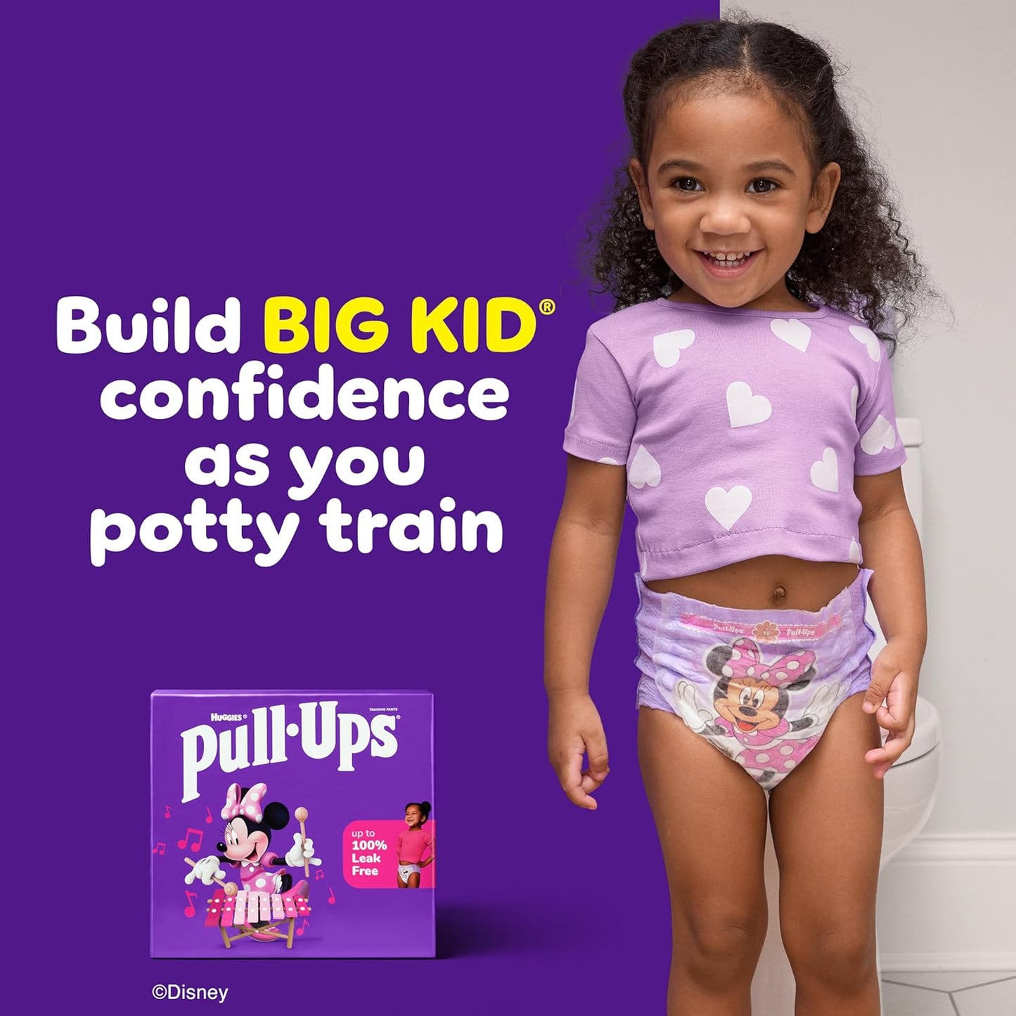 Pull-Ups Girls' Potty Training Pants, Size 2T-3T Training Underwear (16-34 lbs), 94 Count