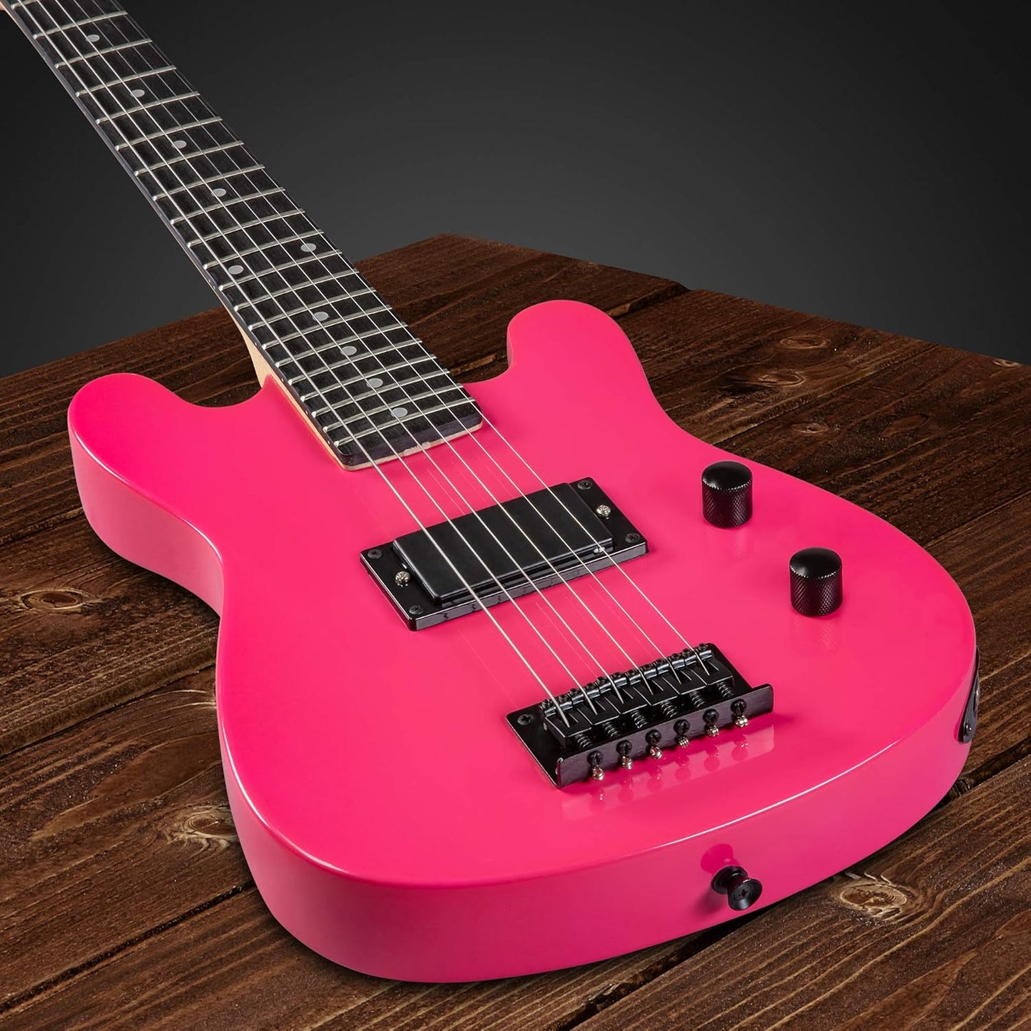 LyxPro 30 Inch Electric Guitar and Starter Kit for Kids with 3/4 Size Beginner’s Guitar, Amp, Six Strings, Two Picks, Shoulder Strap, Digital Clip On Tuner, Guitar Cable and Soft Case Gig Bag - Pink