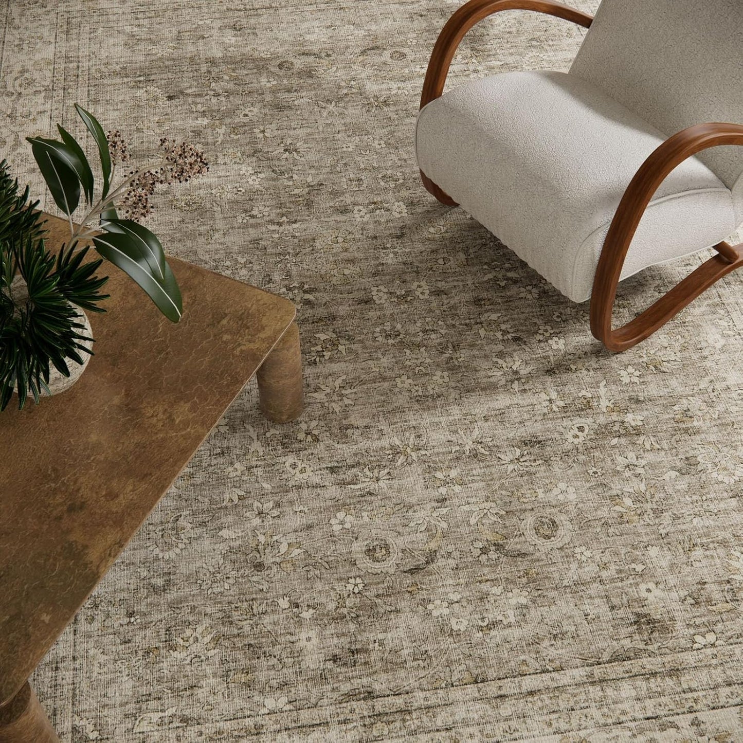 Washable Kitchen Rug Runners for Hallways: 2'x10' Bedroom Runner Rug Non Slip Low-Pile Stain Resistant Soft Indoor Floor Carpet Runner for Indoor Entryway Hallways Kitchen Laundry Room Farmhouse
