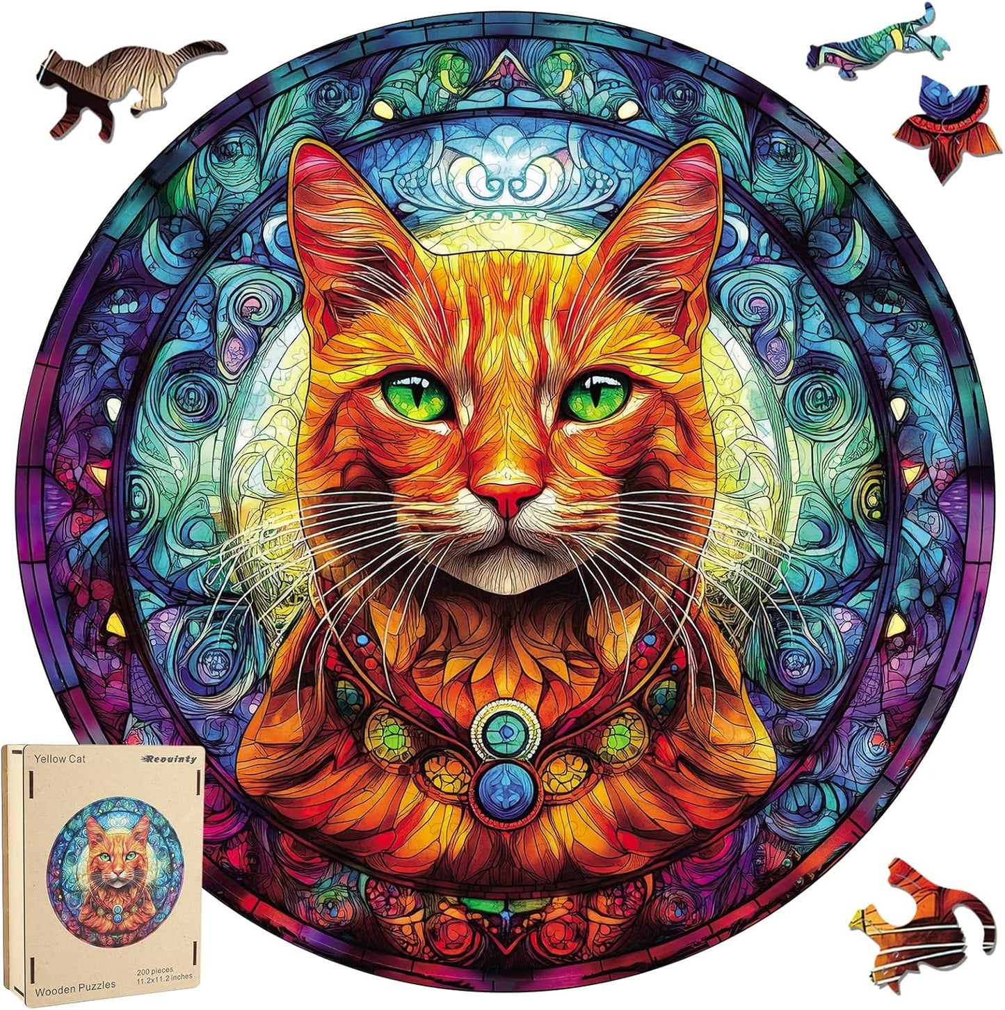 Yellow Cat 200pcs