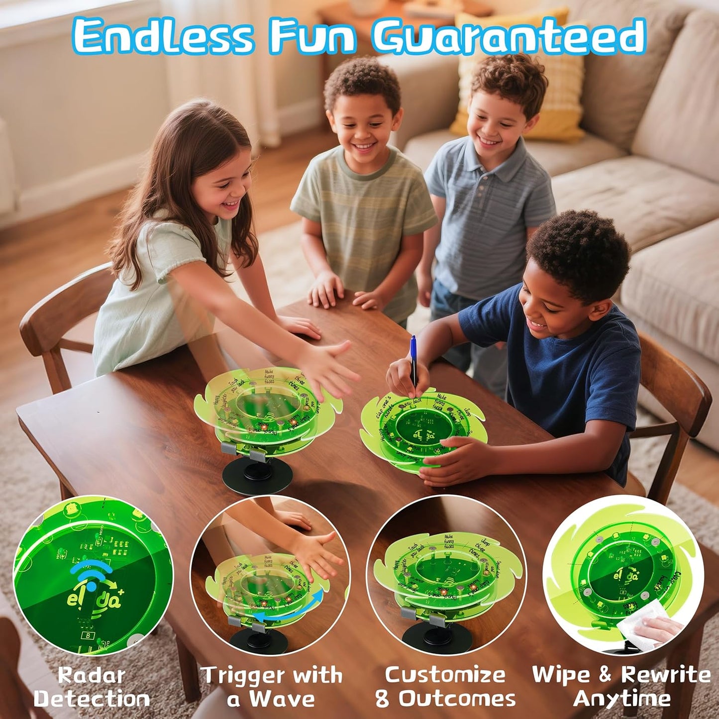 STEM DIY Toys Hand Assembly Electronic Spin The Wheel | Science Craft Kit for Kids Ages 8-9-10-11-12-13-14-15+ Years Old | Educational Gifts for Boys&Girls | Video Guide | (Fire Wheel-Phantom Color)