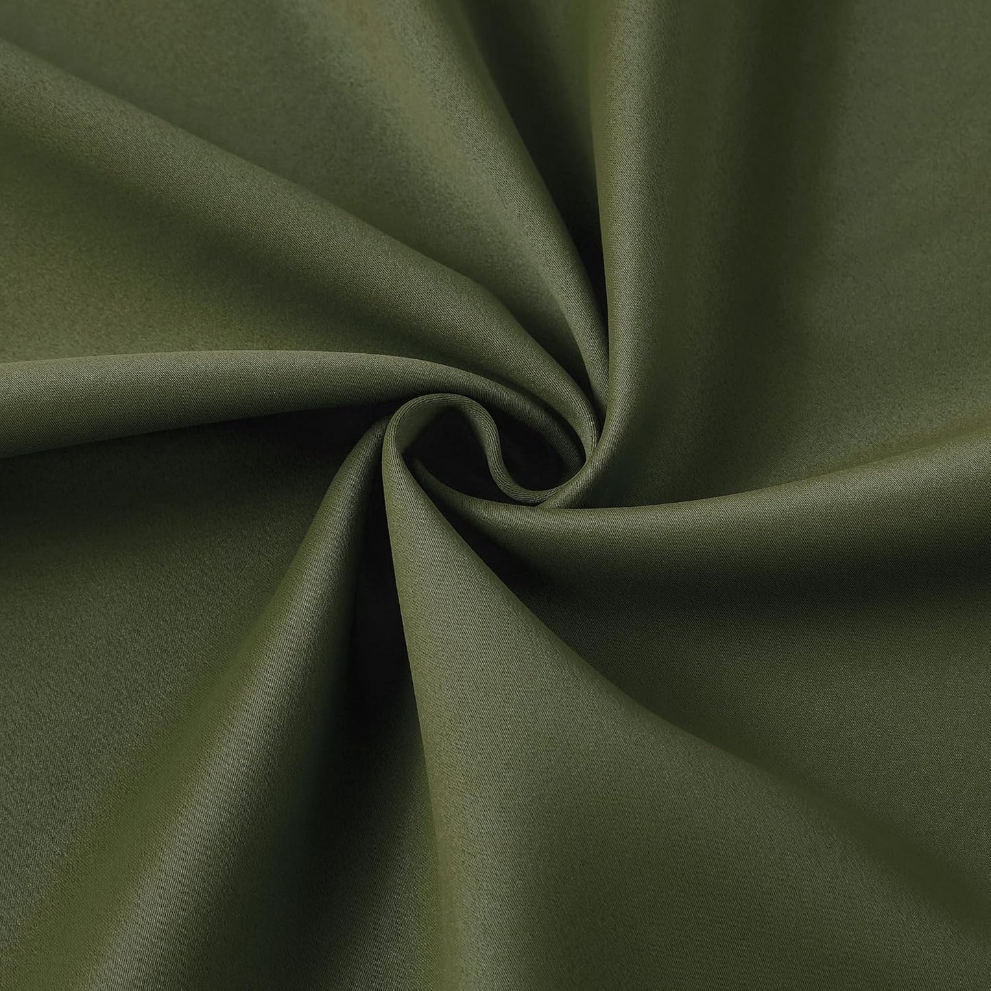 KEQIAOSUOCAI Olive Pinch Pleated Curtains 108 Inches Long, Blackout Energy Saving Curtain for Living Dining Room Light Blocking Window Draperies(Dark Olive,40x108,2 Panels)