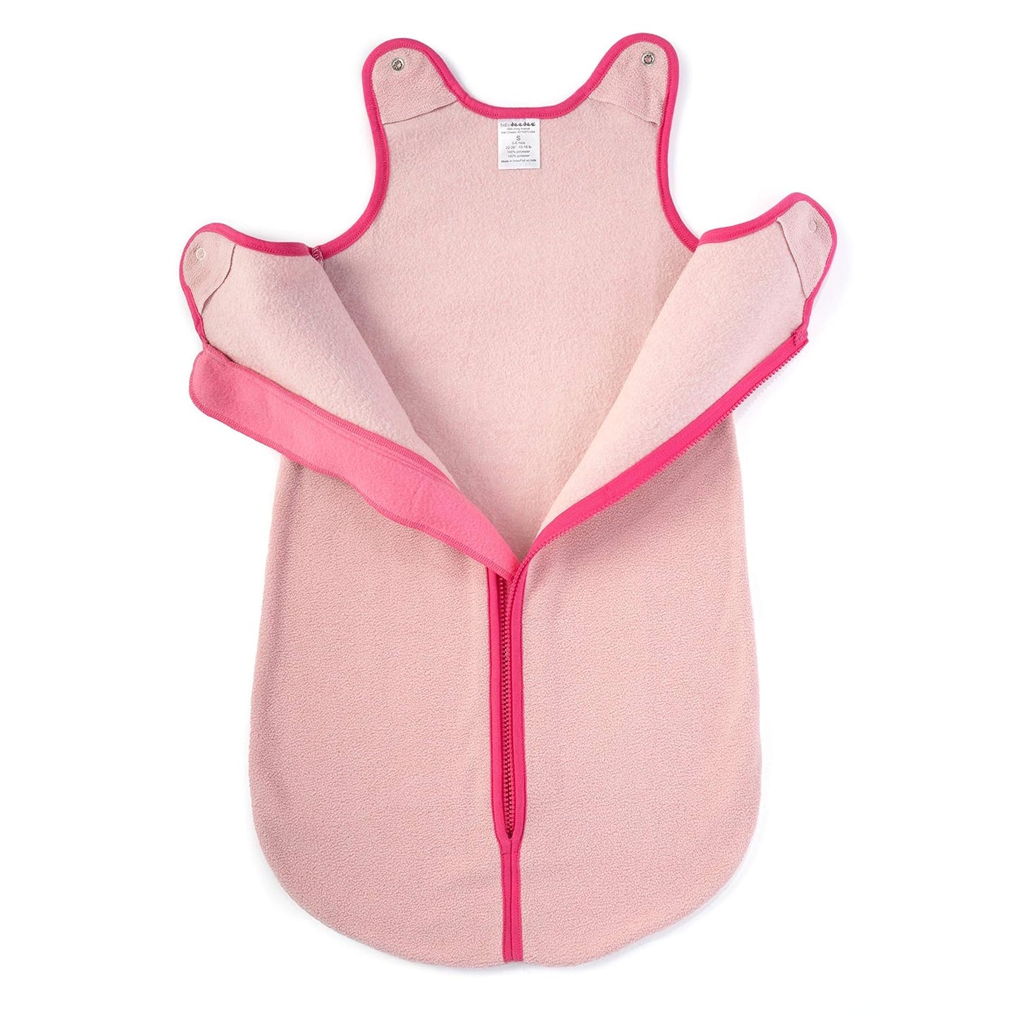 baby deedee Sleep Nest Fleece Baby Sleeping Bag, Sweet Pink, 18-36 Month